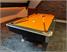 Signature Jefferson American Pool Table - Black Finish - Orange Cloth