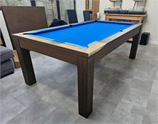 Signature Chester Walnut Pool Dining Table: 7ft - Warehouse Clearance