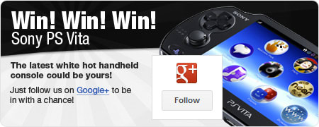 Win A Sony Ps Vita Follow Us On Google Win A Sony Ps Vita Follow Us On Google