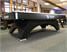 Rasson Ox American Pool Table in Black - Low Angle View
