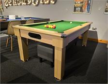 Signature Oxford Pool Dining Table: Light Oak - 6ft: Warehouse Clearance