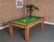 Signature Oxford Pool Dining Table: Walnut - 7ft: Warehouse Clearance
