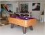 Supreme Winner Pool Table - Amberwood High Gloss Finish - Purple Cloth - Installation