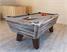 Supreme Winner Pool Table - Vintage Festival Finish - Silver Cloth - Installation