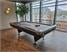 Signature Lincoln American Pool Table - Black Finish - Banker's Grey Cloth - Installation