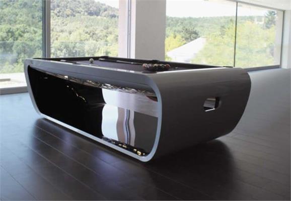 Toulet Blacklight Luxury Pool Tables - Grey