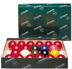 Aramith Snooker Jeu de Balle 52,4 Aramith Premier Snookerkugeln 