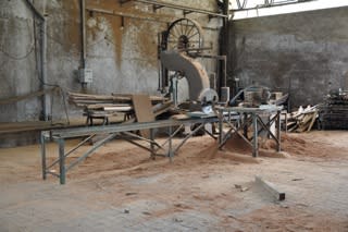 Saw Mill at Pool Table Factory