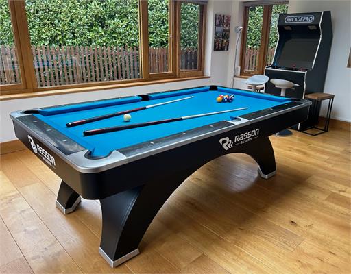 Rasson Ox American Pool Table - All Finishes: 7ft, 8ft, 9ft
