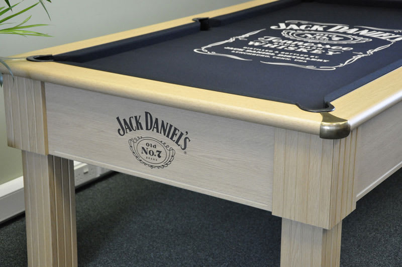 Jack Daniels Pool Table Winchester Close Up
