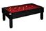 Emirates Pool Table: Black  - Red Cloth