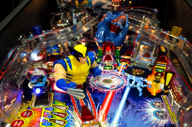 X Men Pinball Machine Playfield