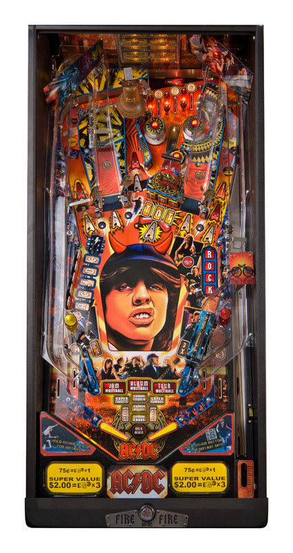 Stern AC-DC Pinball Machine - Playfield