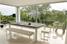 Aramith Pool Dining Table - White with Bench