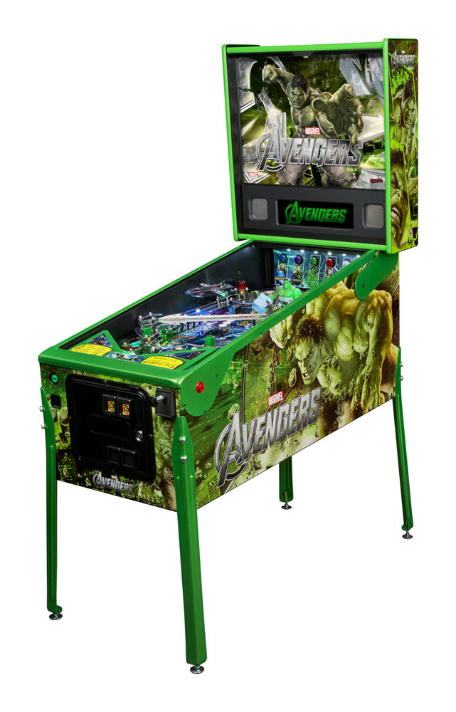 Stern Avengers Limited Edition Hulk Pinball Machine Full Body Home Leisure Direct