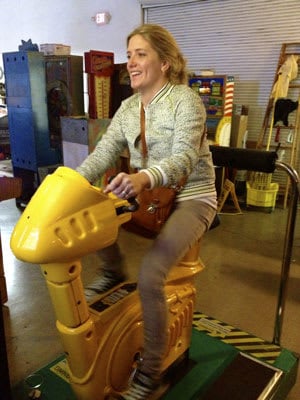 Michelle Riding Namco Prop Cycle