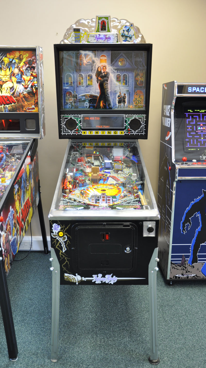 Addams Family Pinball Machine Full Body Home Leisure Direct Showroom