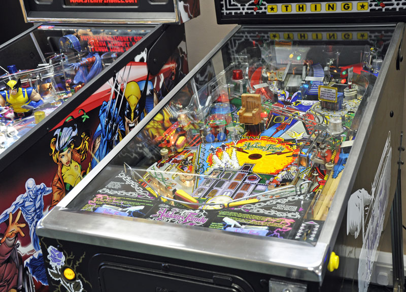 Addams Family Vintage Restored Pinball Machine for sale Playfield Home Leisure Direct Showroom