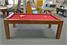 Billiards Monfort Lewis Pool Table - Medium Oak Side